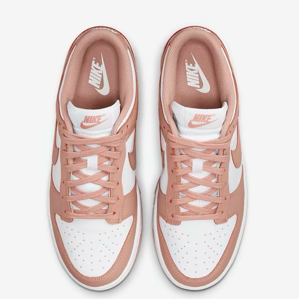 New Authentic Women’s Dunk Low -White/ Rose Whisper